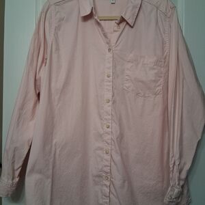 Sonoma Blush Pink Collared Shirt